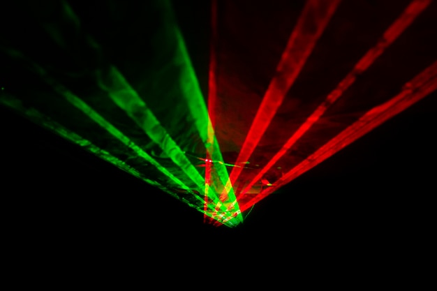 Foto abstrakter optischer laser horizontaler hintergrund