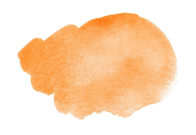 Abstrakter orangefarbener Aquarellhintergrund