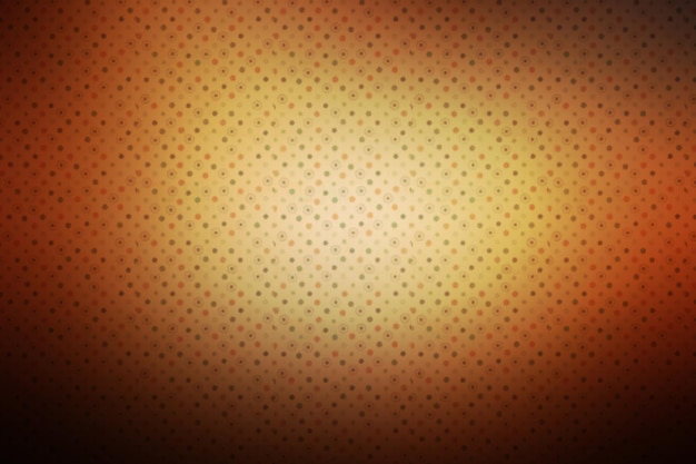 Abstrakter orangefarbener Hintergrund mit Punkten im Vintage-Farbton-Stil, Grunge-Hintergrund