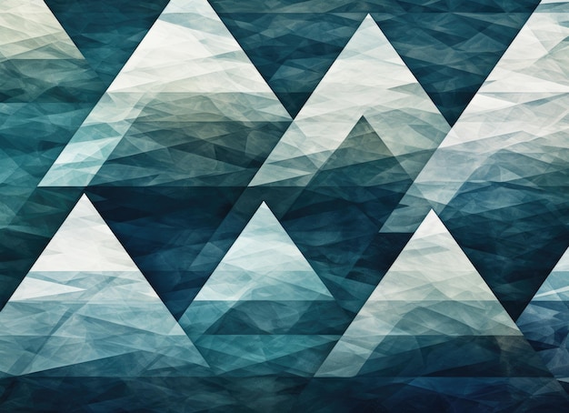 Foto abstrakter ozean-hintergrund mit geometrischen formen und wasserwellen