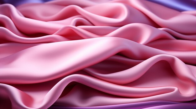 Abstrakter rosa Hintergrund mit Wellen HD 8K Wallpaper Stock Photographic Image