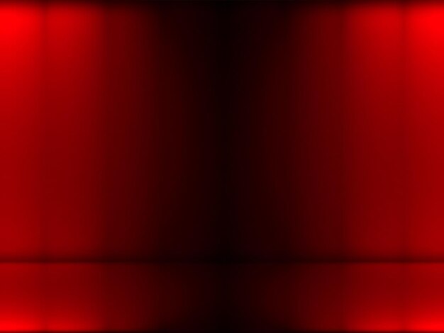 Abstrakter roter Hintergrund für Webdesign-Vorlagen und Produktstudio mit glattem Farbverlauf