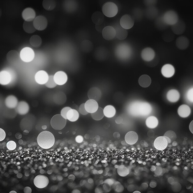Abstrakter schwarz-weißer Bokeh-Hintergrund