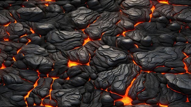 Foto abstrakter stein mit lava-hintergrund