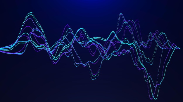 Abstrakter Technologiehintergrund mit verbindenden Punkten und Linien Netzwerkkonzept Datentechnologie