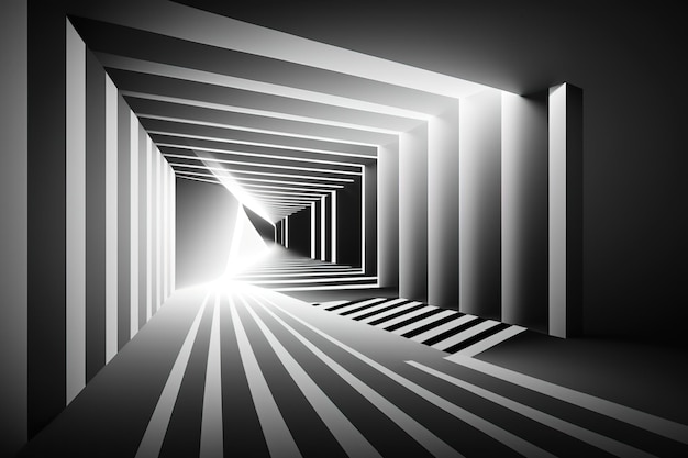 Foto abstrakter tunnelhintergrund
