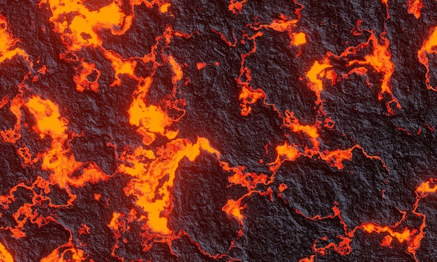 Abstrakter vulkanischer Hintergrund. Basaltische Lava.