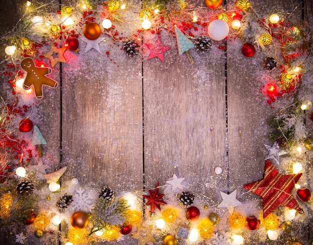 Foto abstrakter weihnachts-hintergrund mit glänzenden kleinen lichtern