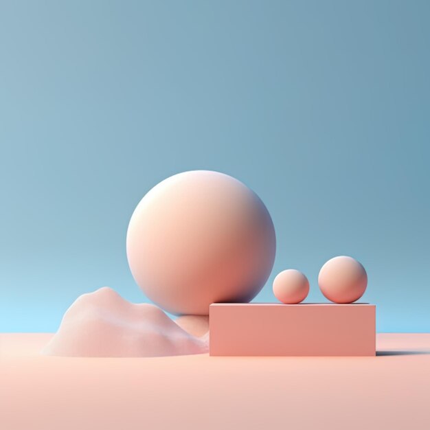 Abstrakter weißer 3D-Raum mit realistischem weißem Zylinderpodest-Podium