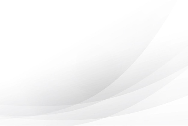 Abstrakter weißer Hintergrund, minimale Abstufung, welliger Hintergrund, Vektorillustration