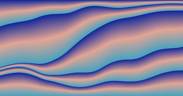 Abstrakter Wellenhintergrund Mehrfarbiger Wellenkonzept-moderner Steigungshintergrund