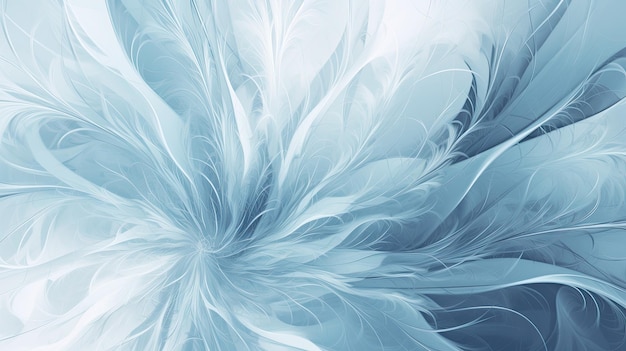 Abstrakter Winterhintergrund mit kühlen Blau- und Weißtönen