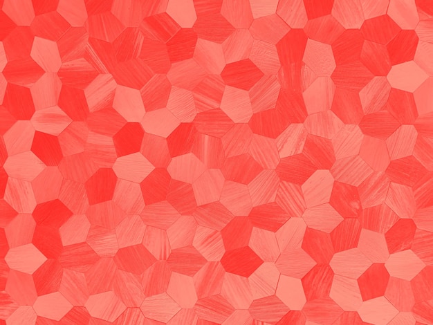 Abstraktes 3D-geometrisches Hintergrunddesign Hartes Licht Orange Rote Farbe