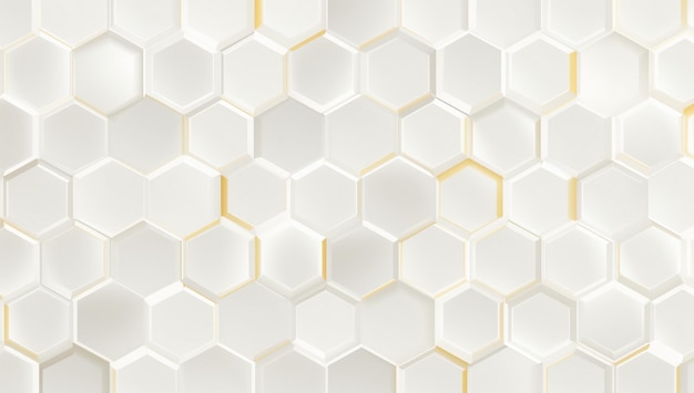 Abstraktes 3D-Hexagon-Hintergrunddesign 3D-Rendering Konzeptbild realistische hohe Qualität nahtlos