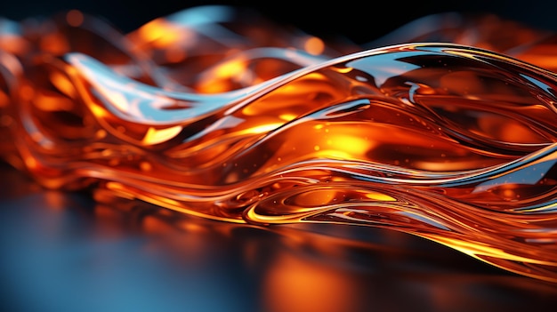 abstraktes 3D-Wellen-Hintergrund HD 8K-Tapetenbild