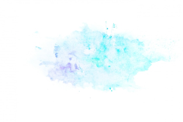 Abstraktes Aquarell auf weißem Hintergrund