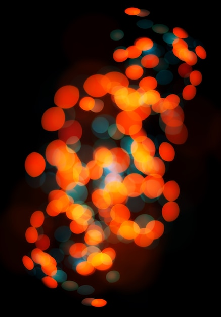 Abstraktes Bild mit verschwommenen Lichtern zur Verwendung als Hintergrund