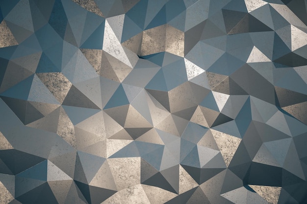 Foto abstraktes braunes polygon gemustert