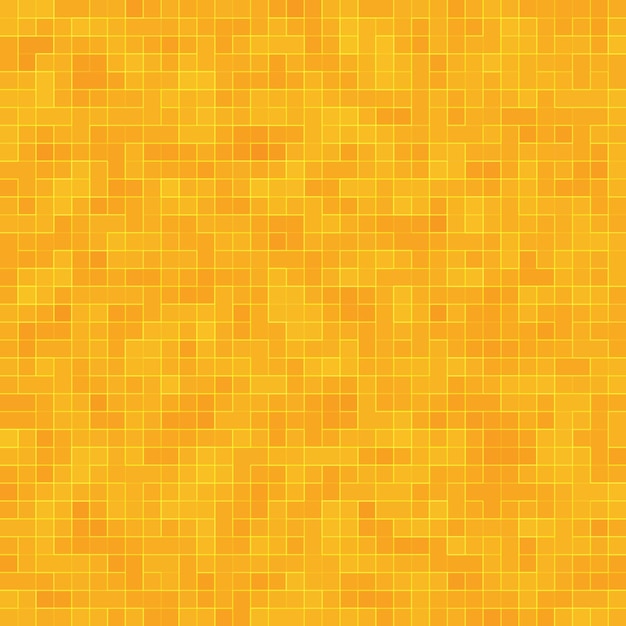 Abstraktes buntes geometrisches Muster, orange, gelber und roter Steinzeugmosaikbeschaffenheitshintergrund, moderner Artwandhintergrund.