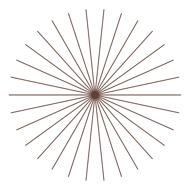 Abstraktes Feuerwerk PNG-Aufkleber Sonnenbrandform durchsichtiger Hintergrund