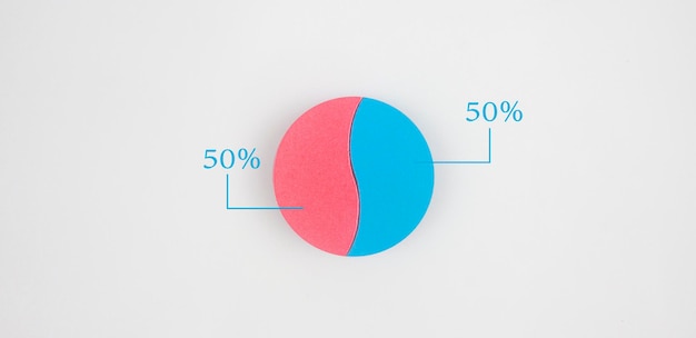 Abstraktes Geschäftskreisdiagramm