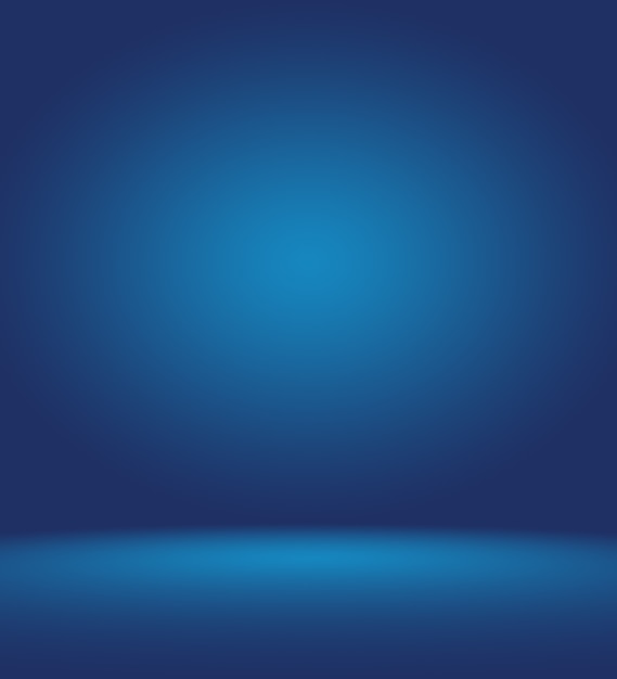 Abstraktes glattes Blau mit schwarzer Vignette Studio gut als Hintergrund, Geschäftsbericht, digital, Website-Vorlage verwenden.