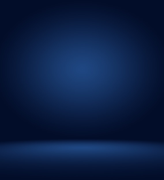 Abstraktes glattes Blau mit schwarzer Vignette Studio gut als Hintergrund, Geschäftsbericht, digital, Website-Vorlage verwenden.