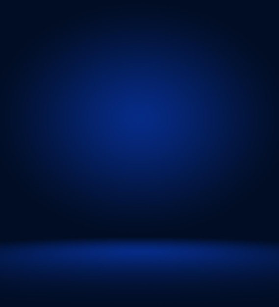 Abstraktes glattes Blau mit schwarzer Vignette Studio gut als Hintergrundgeschäftsberichtdigitale Website-Vorlage verwenden
