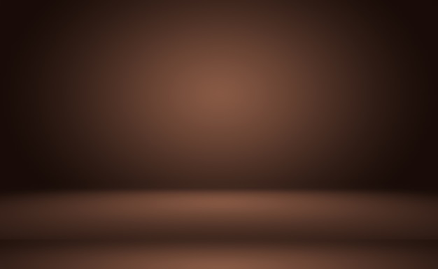 Abstraktes glattes braunes Wandhintergrund-Layoutdesign, Studio, Raum, Webschablone, Geschäftsbericht mit glatter Kreisgradientenfarbe.