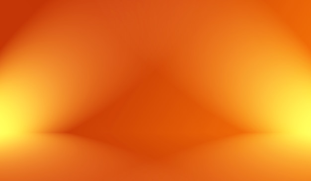 Abstraktes glattes orange Hintergrund-Layout-Design, Studio, Raum, Web-Vorlage, Geschäftsbericht mit glatter Kreisverlaufsfarbe.