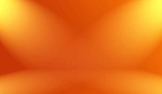 Abstraktes glattes orangefarbenes Hintergrund-Layout-Design, Studio, Raum, Web-Vorlage, Geschäftsbericht mit glatter Kreisverlaufsfarbe.