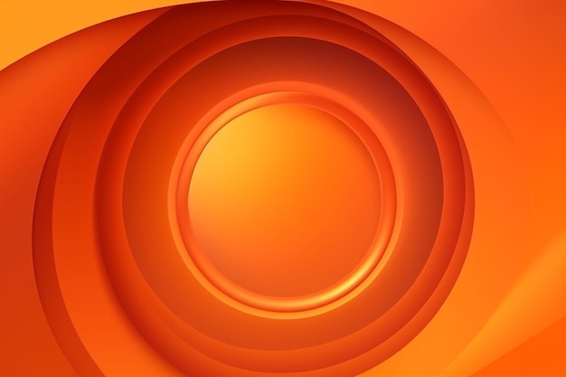 Abstraktes, glattes orangefarbenes Hintergrundlayout, Designstudio, Webvorlage, Geschäftsbericht mit glattem Kreisverlauf c
