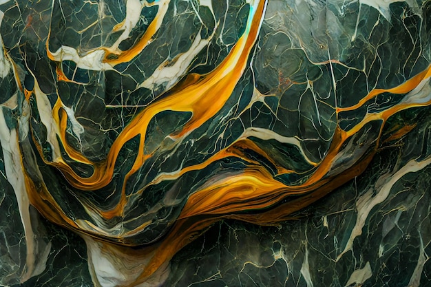 Abstraktes Gold Rosso Levanto Marble Wallpaper Digital Art 3D-Illustration