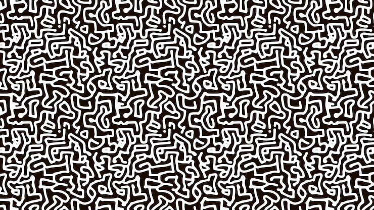 Foto abstraktes labyrinthmuster