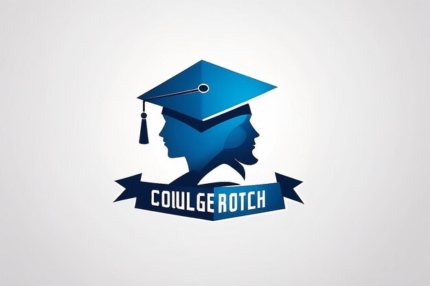 Foto abstraktes logo-design für college-studenten