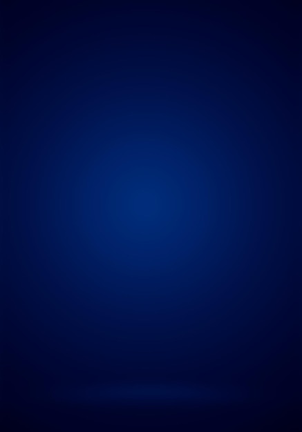 Abstraktes luxuriös gradientes blaues Hintergrund glatt dunkelblau mit schwarzer Vignette Studio-Banner