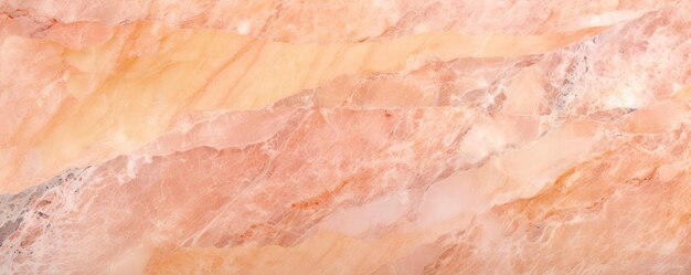 Abstraktes Pfirsich-Fuzz marmoriertes Stein-Marmor-Granit-Textur-Hintergrund-Panorama-Banner mit marmoriertem nahtlosem Muster