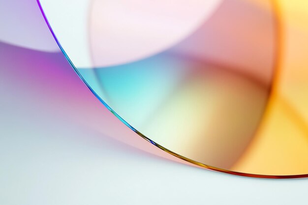 Abstraktes Regenbogen-Hintergrunddesign 3D-Rendering