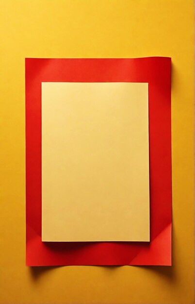 Foto abstraktes rot-gelb-papier-hintergrundkonzept