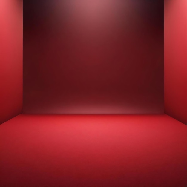 Abstraktes rotes Gradient, einfacher Studio-Hintergrund