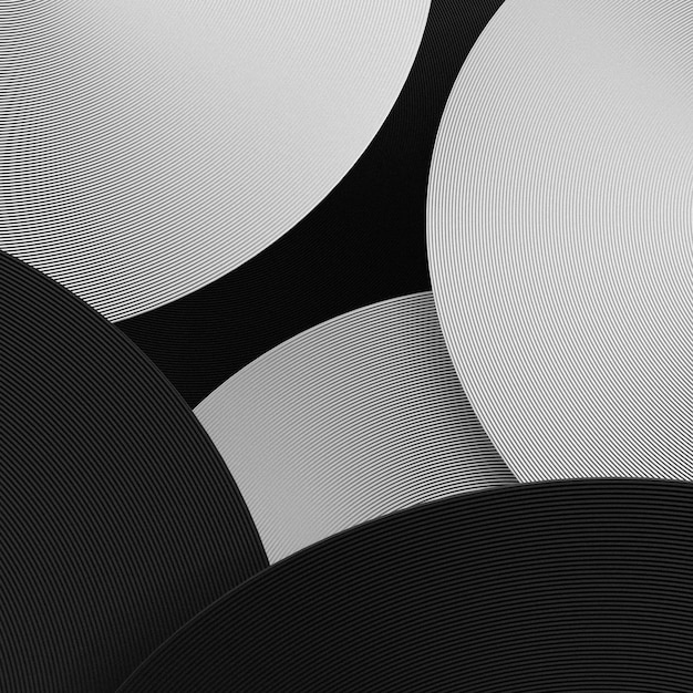 Abstraktes Schwarz-Weiß-Hintergrunddesign für die Werbung und Präsentation von Banner-Template