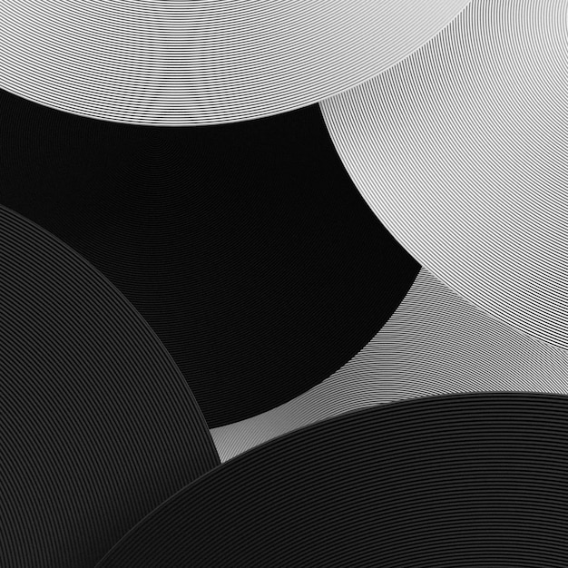 Abstraktes Schwarz-Weiß-Hintergrunddesign für die Werbung und Präsentation von Banner-Template