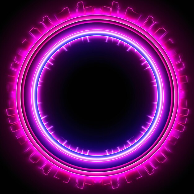 Abstraktes Vektor-Neonlicht-Hintergrunddesign