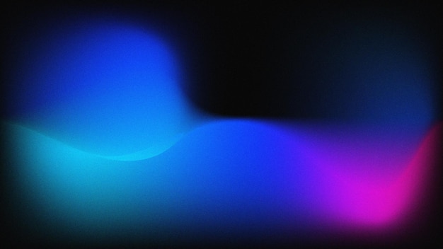 Abstraktes, verschwommenes, farbenfrohes Gradient mit realistischem Grain-Noise-Effekt-Hintergrund