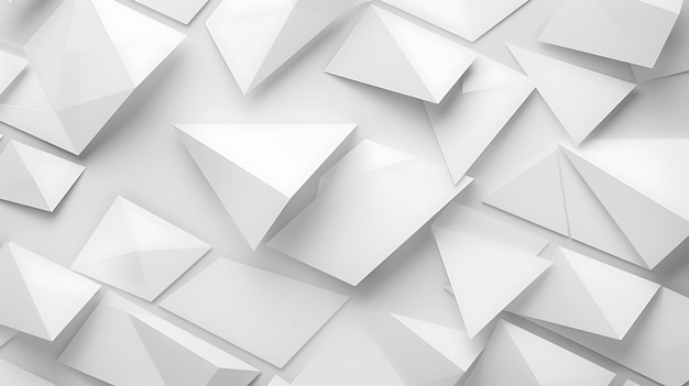 Abstraktes weißes minimalistisches Hintergrunddesign mit geometrischen Formen
