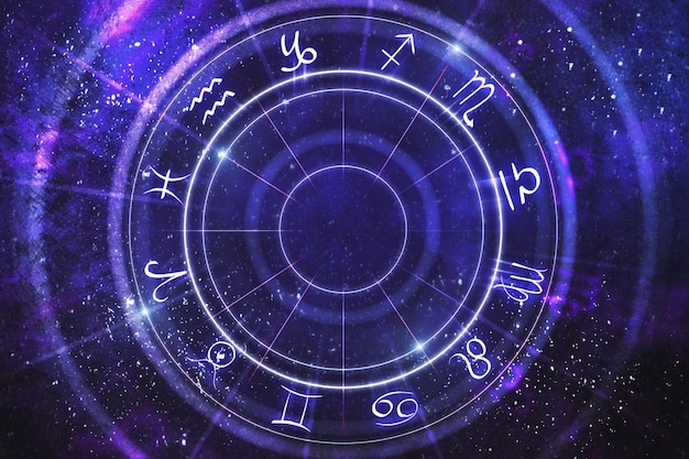 Abstraktes Zodiac-Rad-Hintergrund