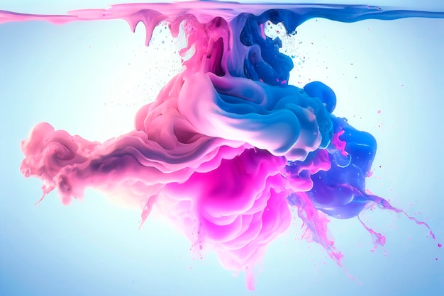 Abstrato aquarela cor de fundo Generative AI