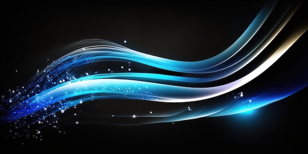 abstrato azul futurista