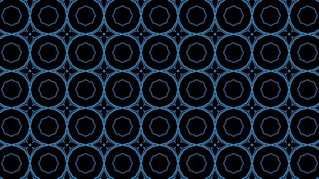 Abstrato azul geométrico sem costura de fundo Foto Premium