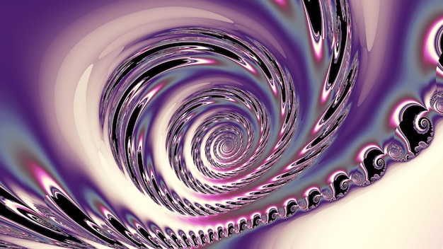 Abstrato base de arte fractal na geometria do espaço de ilustração